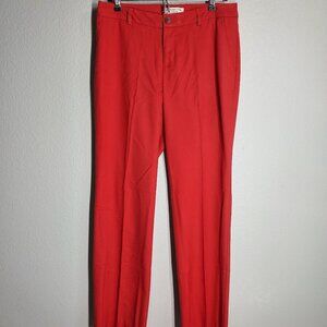 Coldwater Creek Natural Fit Women's Slacks Dress Pants - Red - Size 4